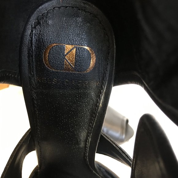 Kelsi Dagger Marcelle Booties Open Toe Heels - Picture 8 of 8